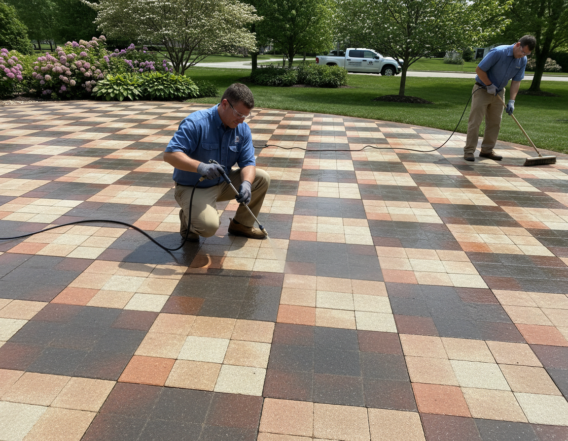 Westerville OH Paver Sealing For Patios Driveways And Paths