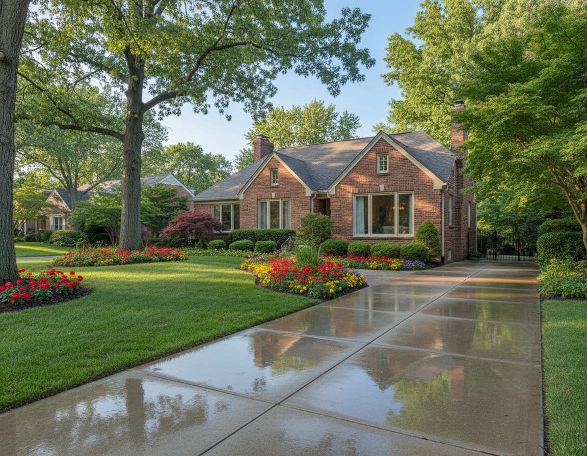 Residential Pressure Cleaning In Lewis Center For Every Season